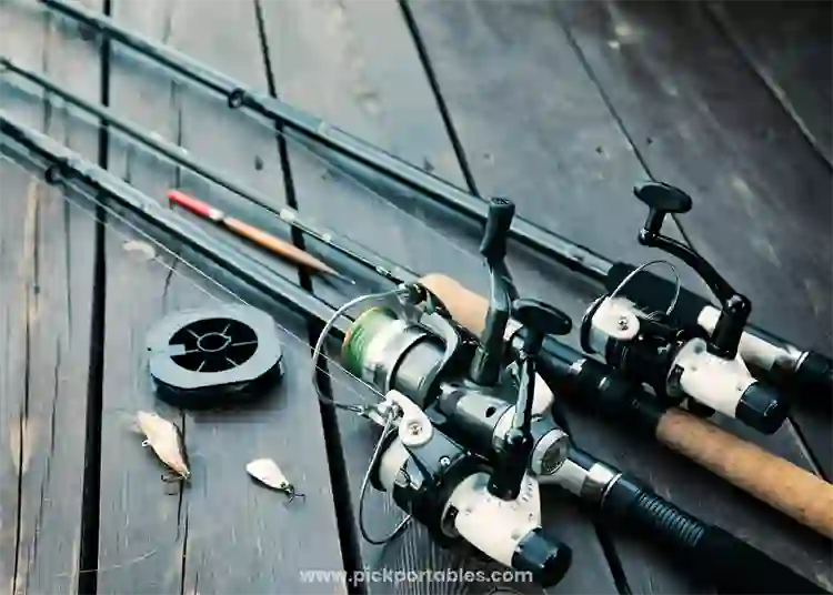 portable fishing rod types