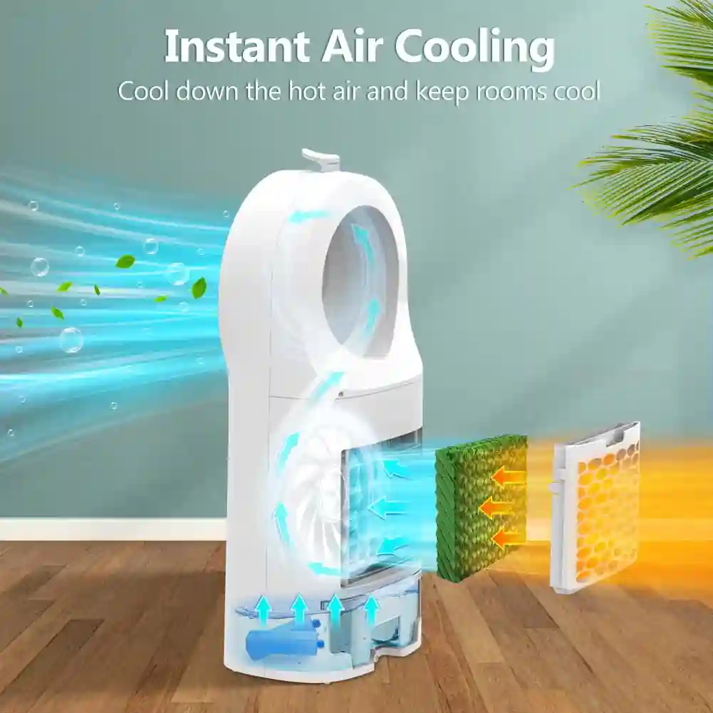 portable evaporative instant cooling